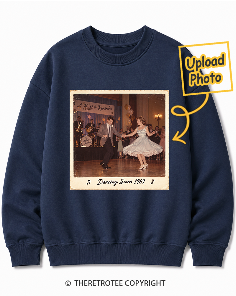 TheRetroTee Personalized Dancing Since 1969 Sweatshirt