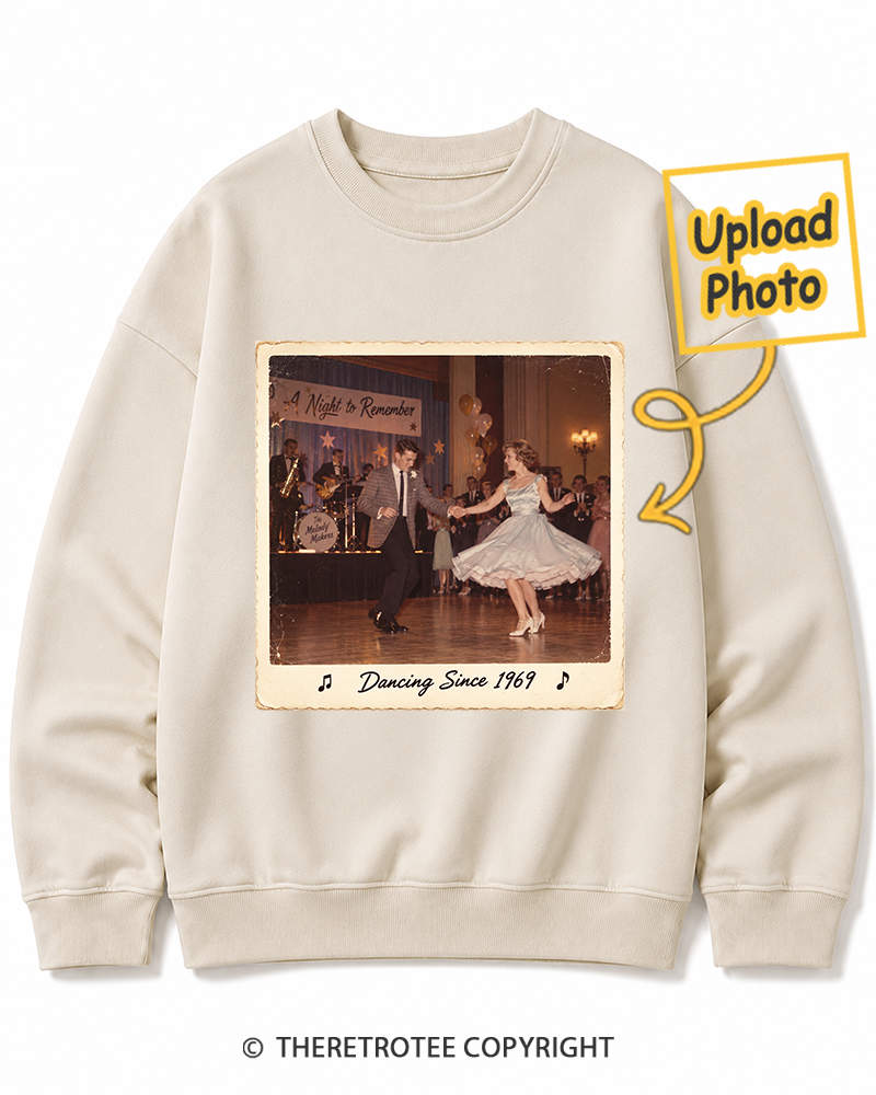 TheRetroTee Personalized Dancing Since 1969 Sweatshirt
