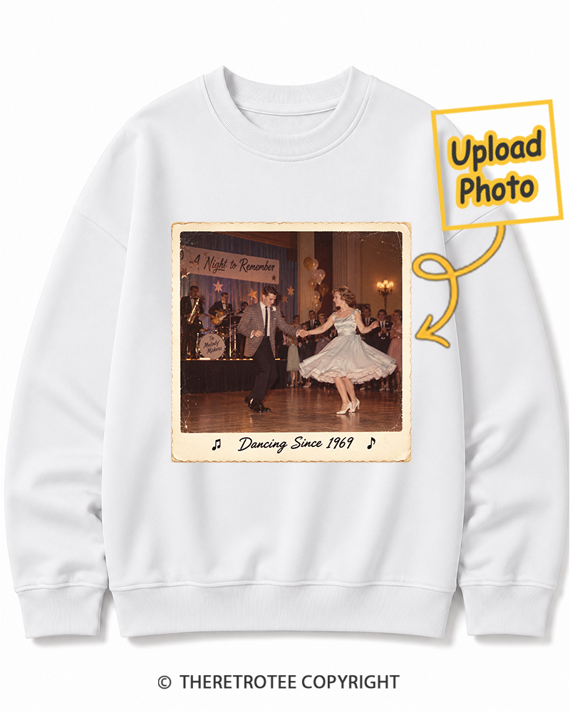 TheRetroTee Personalized Dancing Since 1969 Sweatshirt