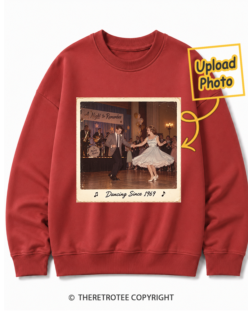 TheRetroTee Personalized Dancing Since 1969 Sweatshirt