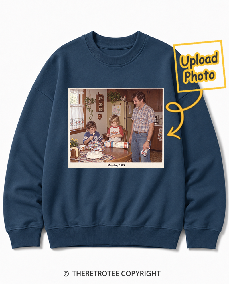 TheRetroTee Personalized Saturday Morning 1985 Sweatshirt