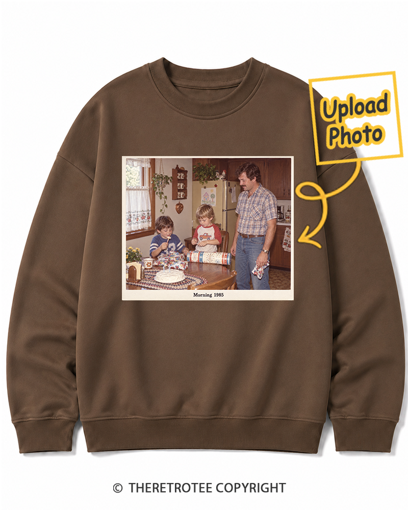 TheRetroTee Personalized Saturday Morning 1985 Sweatshirt