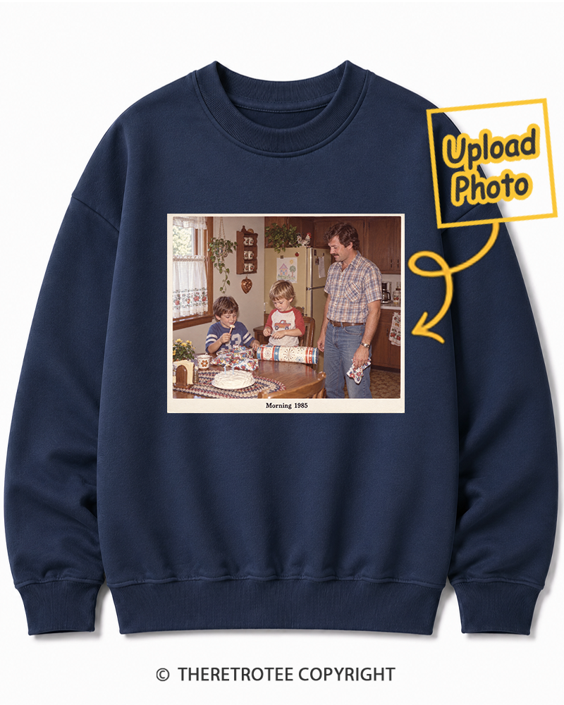TheRetroTee Personalized Saturday Morning 1985 Sweatshirt