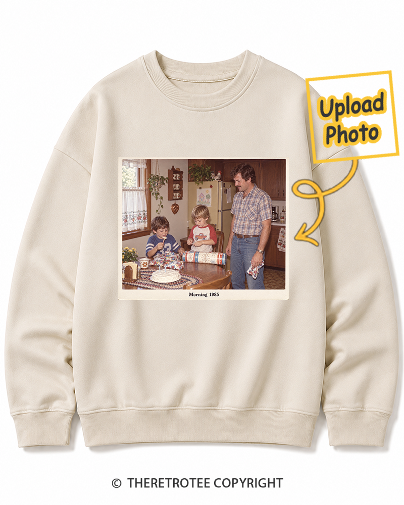 TheRetroTee Personalized Saturday Morning 1985 Sweatshirt