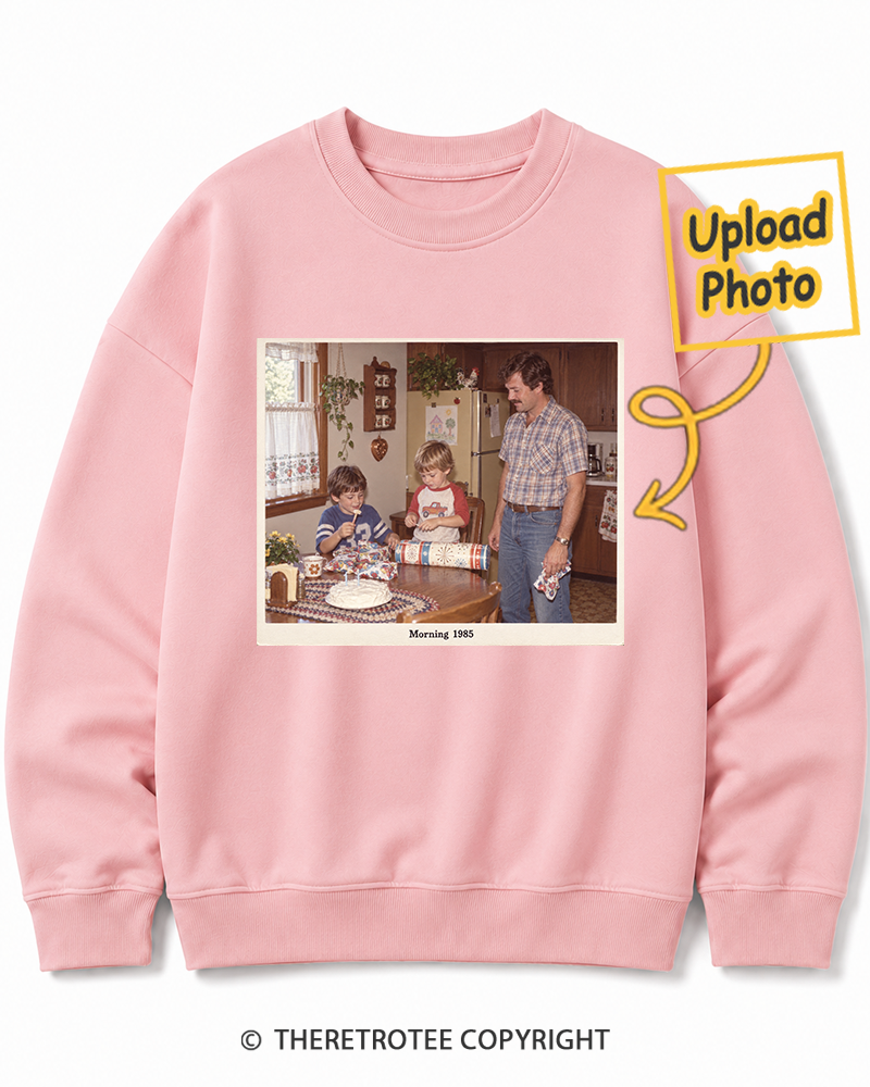 TheRetroTee Personalized Saturday Morning 1985 Sweatshirt