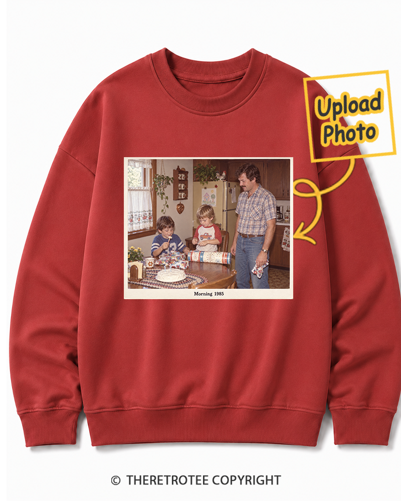 TheRetroTee Personalized Saturday Morning 1985 Sweatshirt