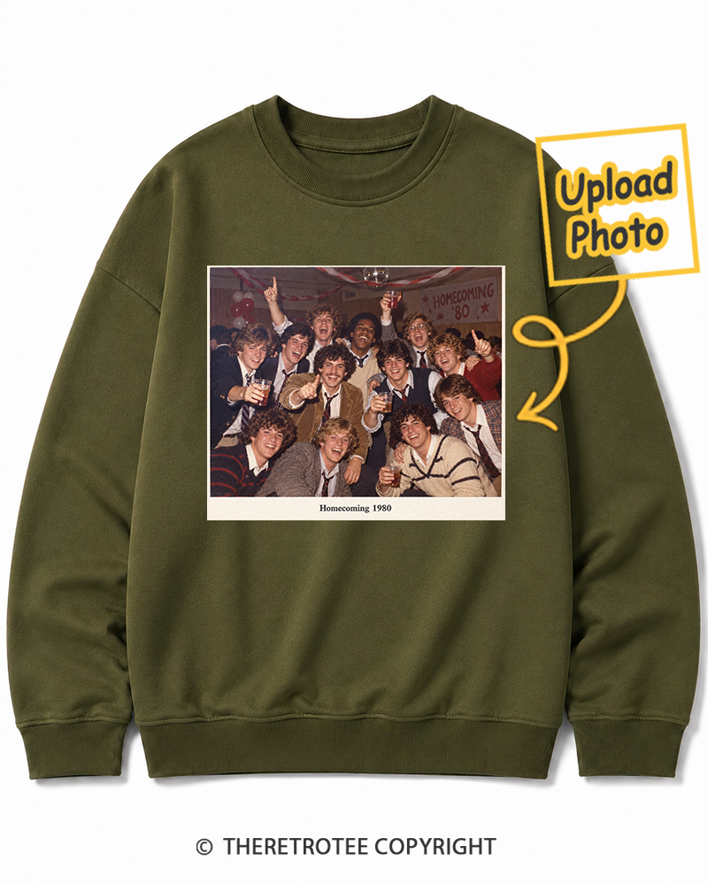 TheRetroTee Personalized Homecoming 1980 Sweatshirt