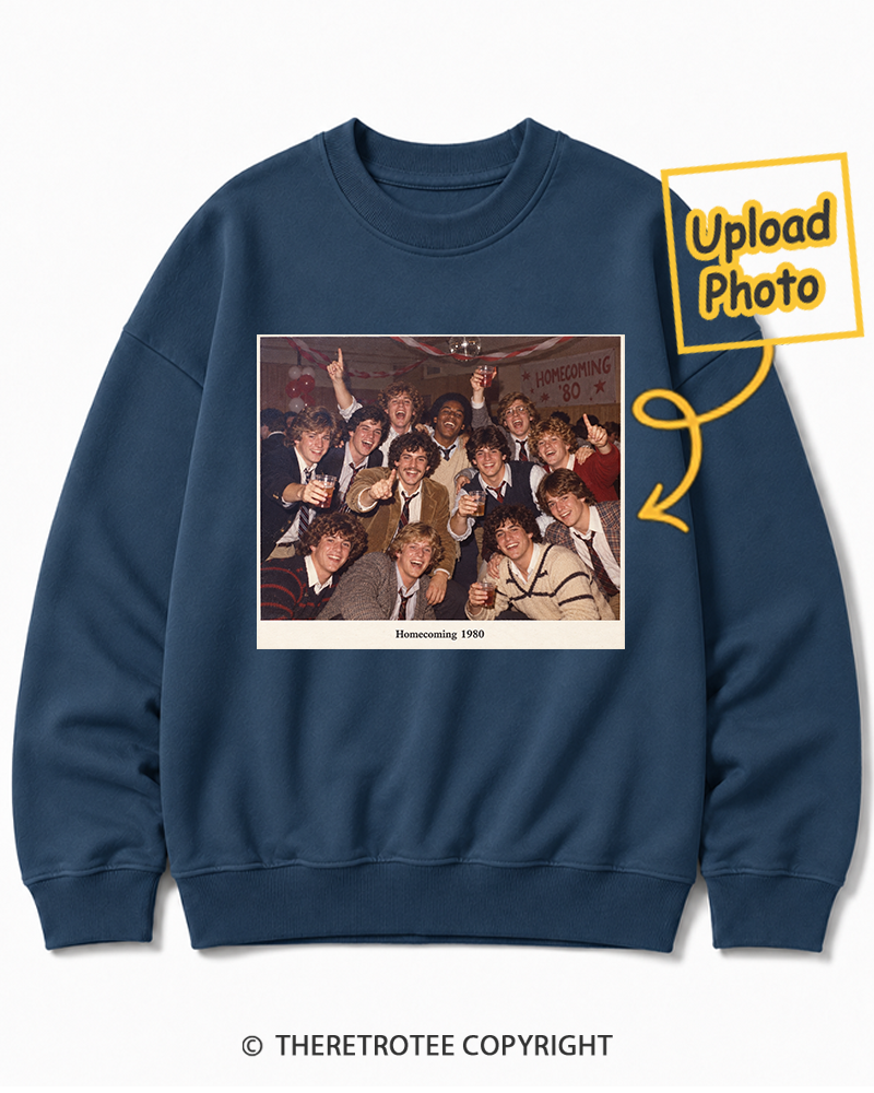 TheRetroTee Personalized Homecoming 1980 Sweatshirt