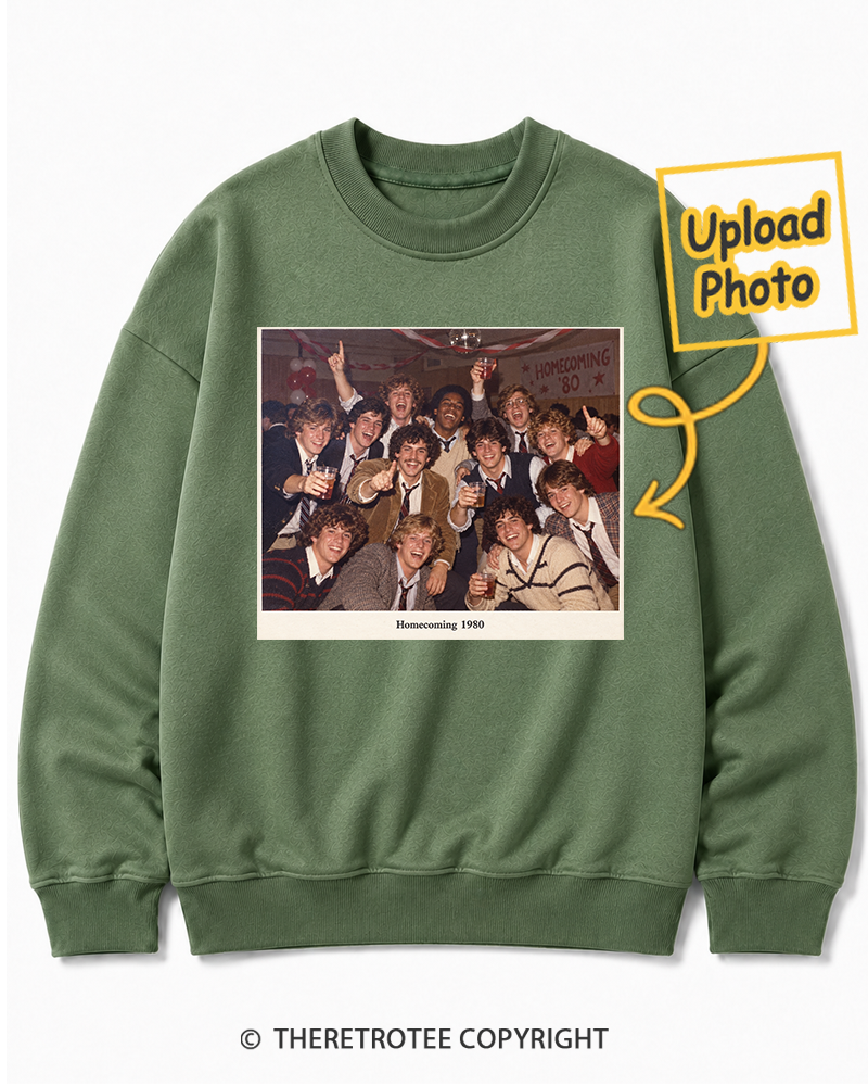 TheRetroTee Personalized Homecoming 1980 Sweatshirt