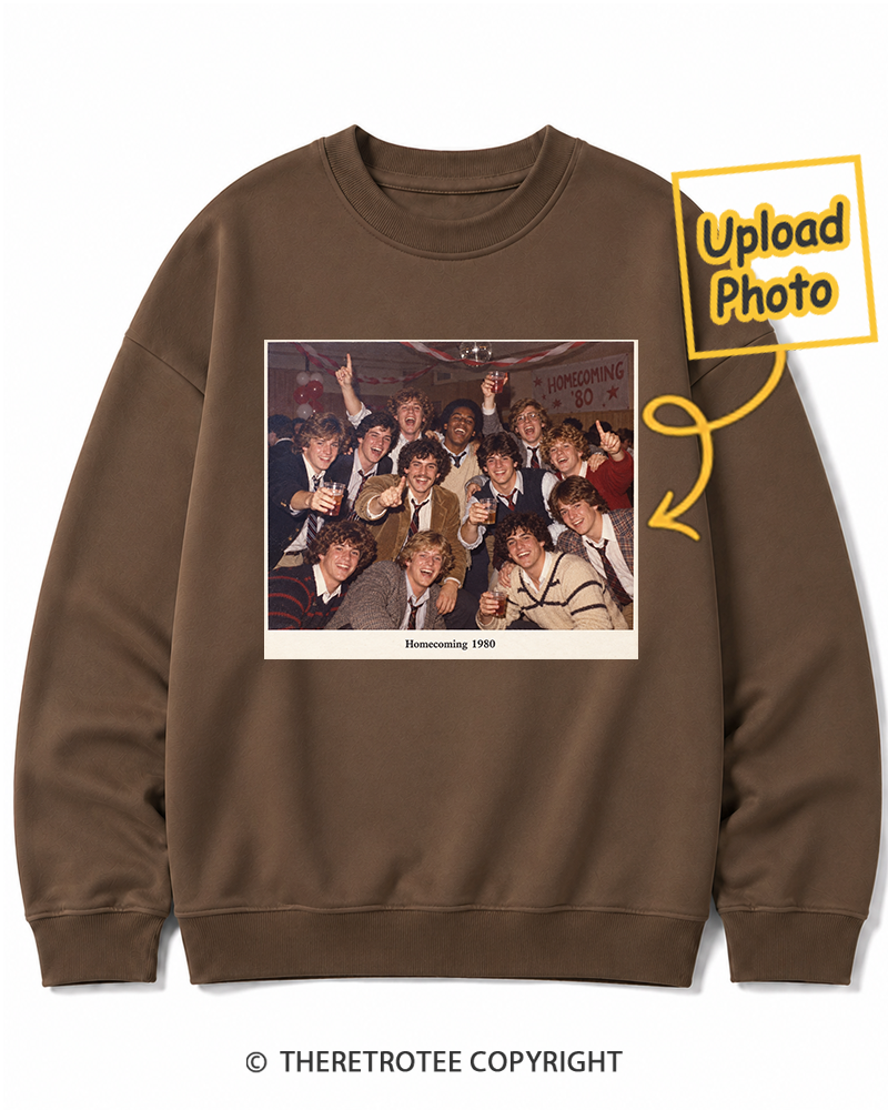 TheRetroTee Personalized Homecoming 1980 Sweatshirt