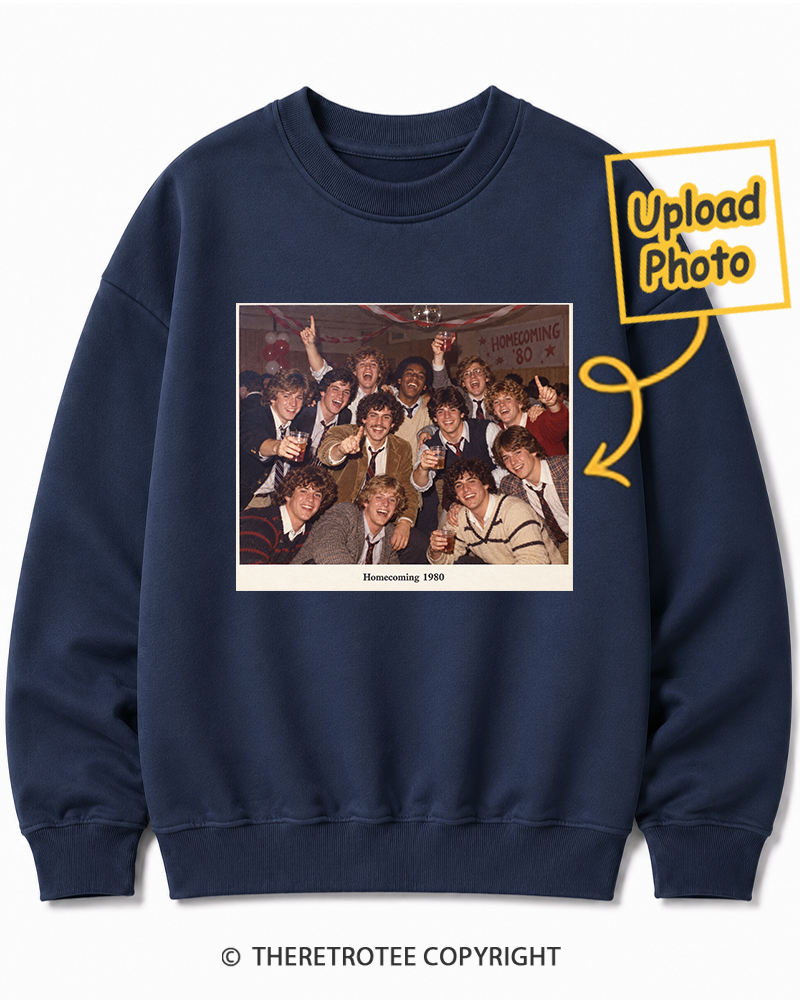 TheRetroTee Personalized Homecoming 1980 Sweatshirt