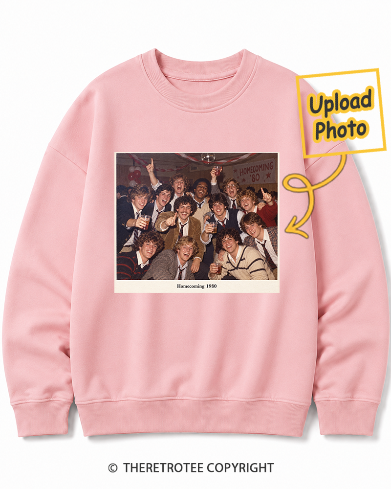 TheRetroTee Personalized Homecoming 1980 Sweatshirt