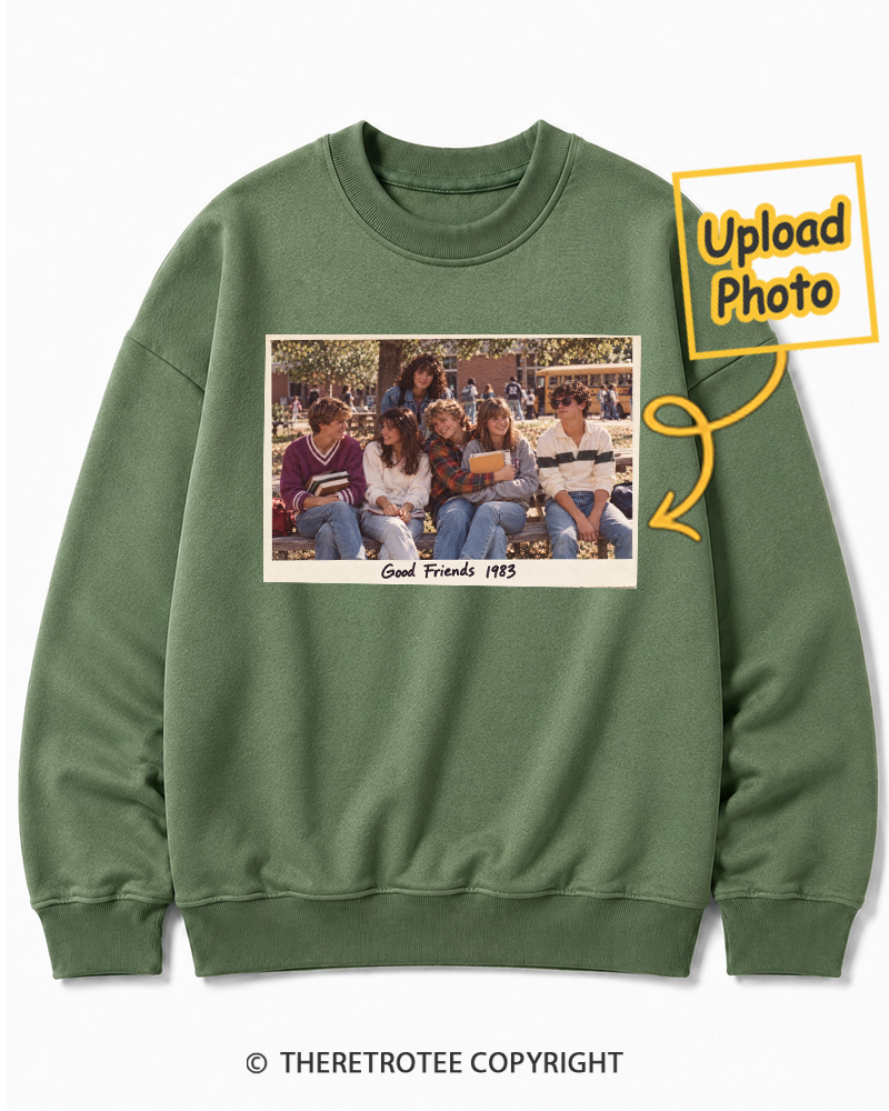 TheRetroTee Personalized School Friends 1983 Sweatshirt