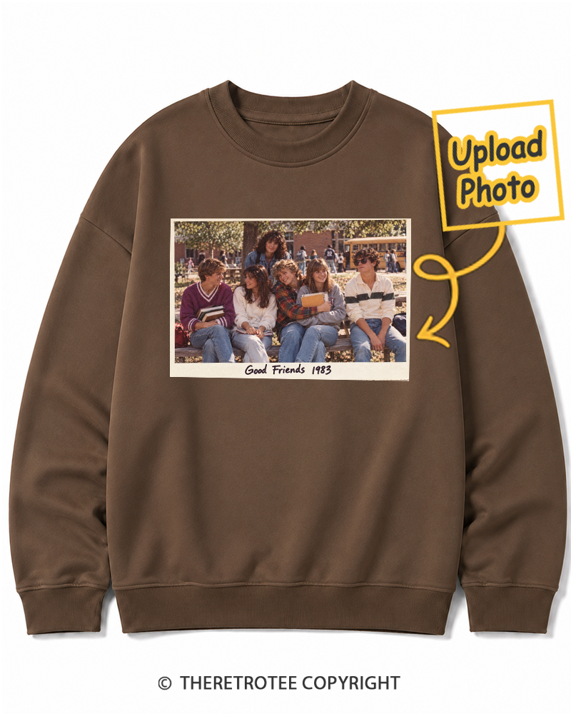 TheRetroTee Personalized School Friends 1983 Sweatshirt