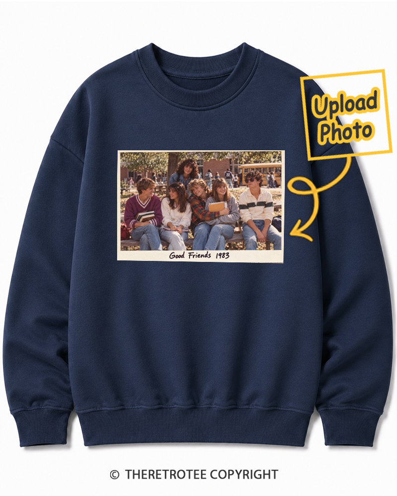 TheRetroTee Personalized School Friends 1983 Sweatshirt