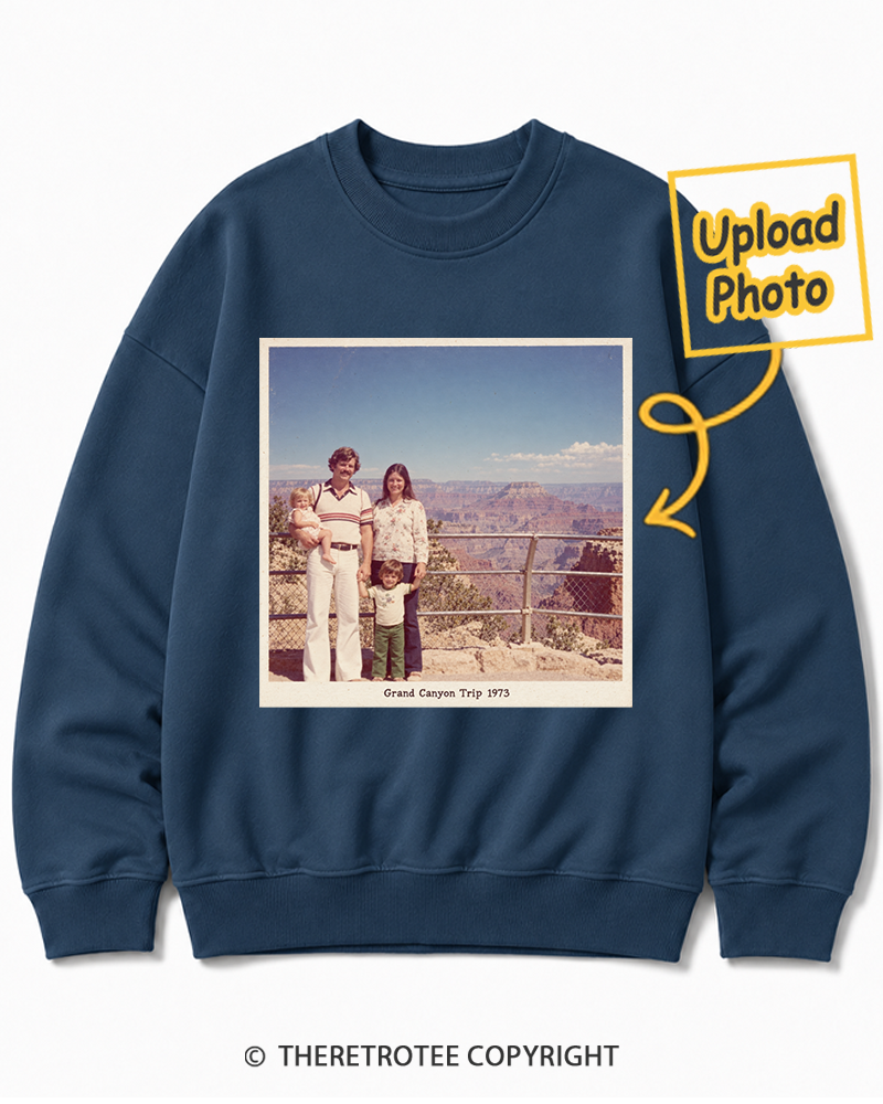 TheRetroTee Personalized Grand Canyon Trip 1973 Sweatshirt