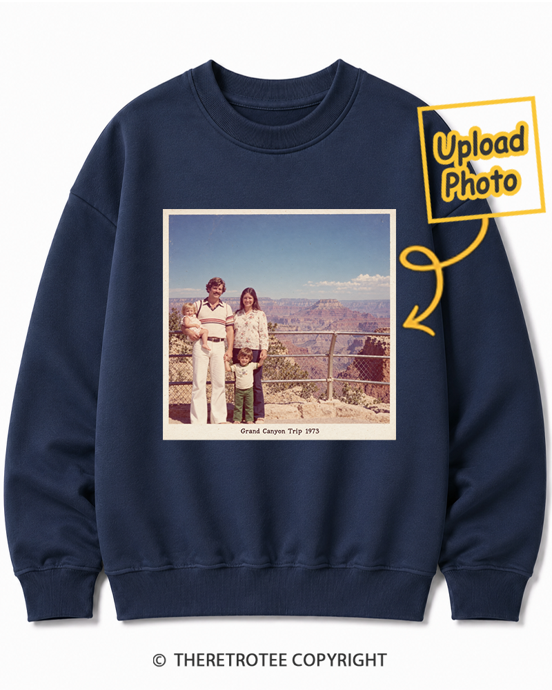 TheRetroTee Personalized Grand Canyon Trip 1973 Sweatshirt