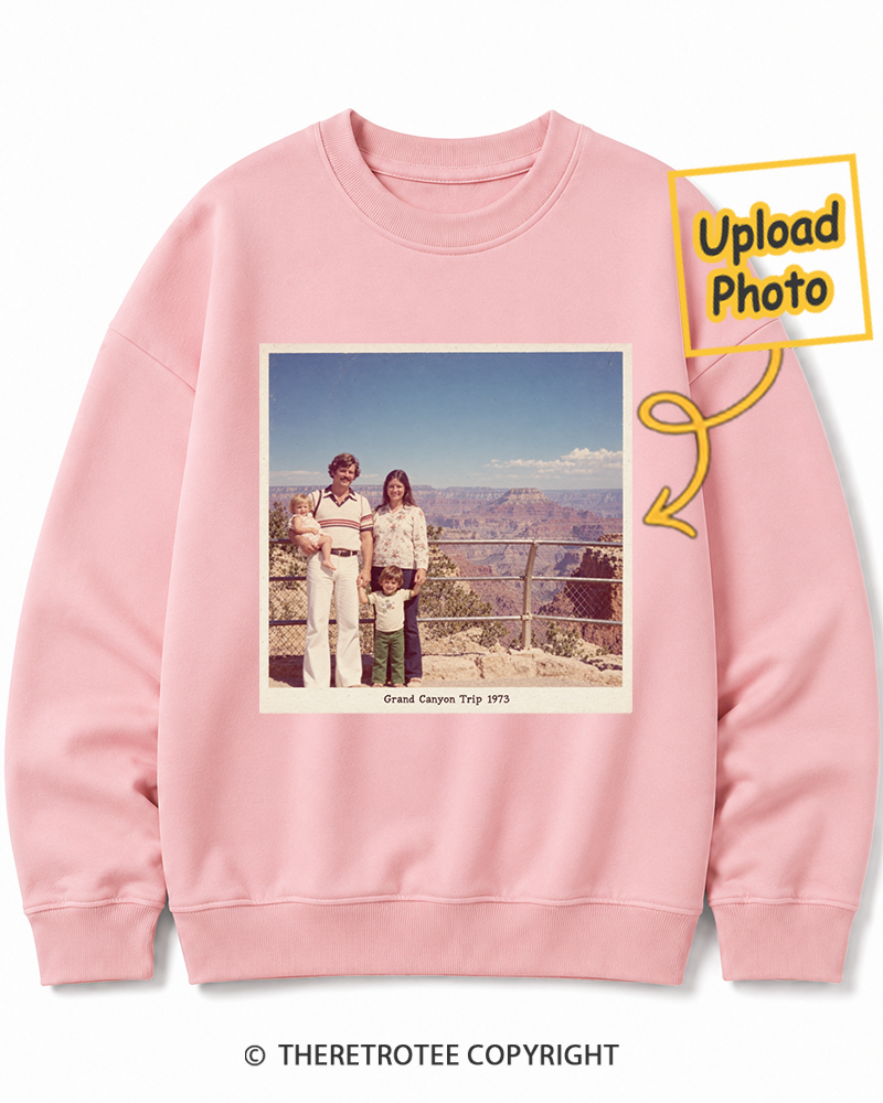 TheRetroTee Personalized Grand Canyon Trip 1973 Sweatshirt