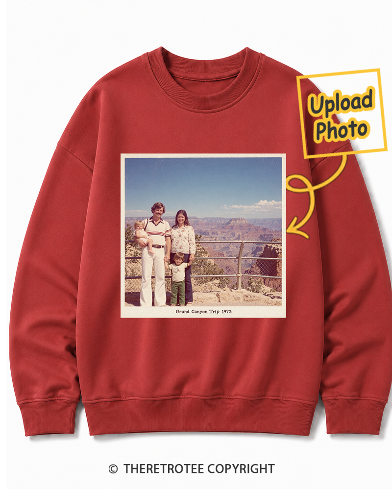 TheRetroTee Personalized Grand Canyon Trip 1973 Sweatshirt