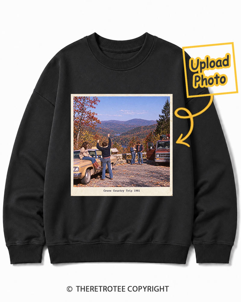TheRetroTee Personalized Cross Country Trip 1981 Sweatshirt