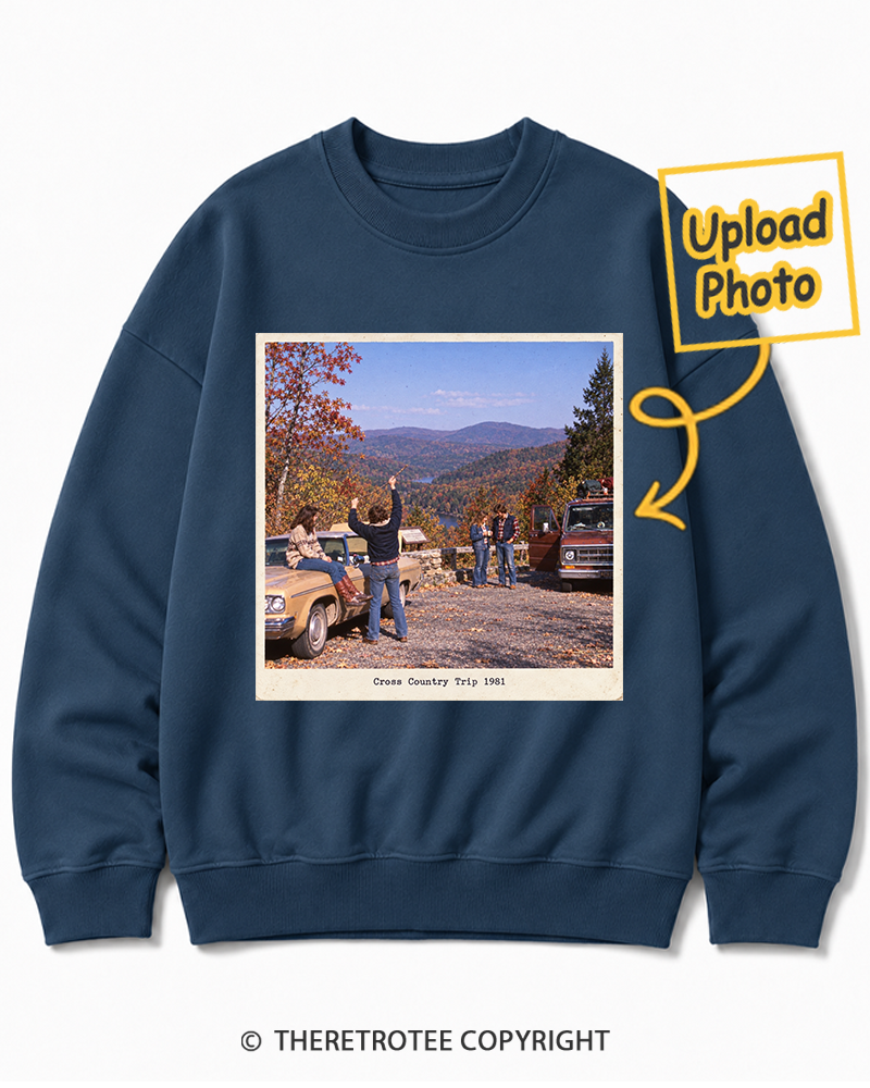 TheRetroTee Personalized Cross Country Trip 1981 Sweatshirt