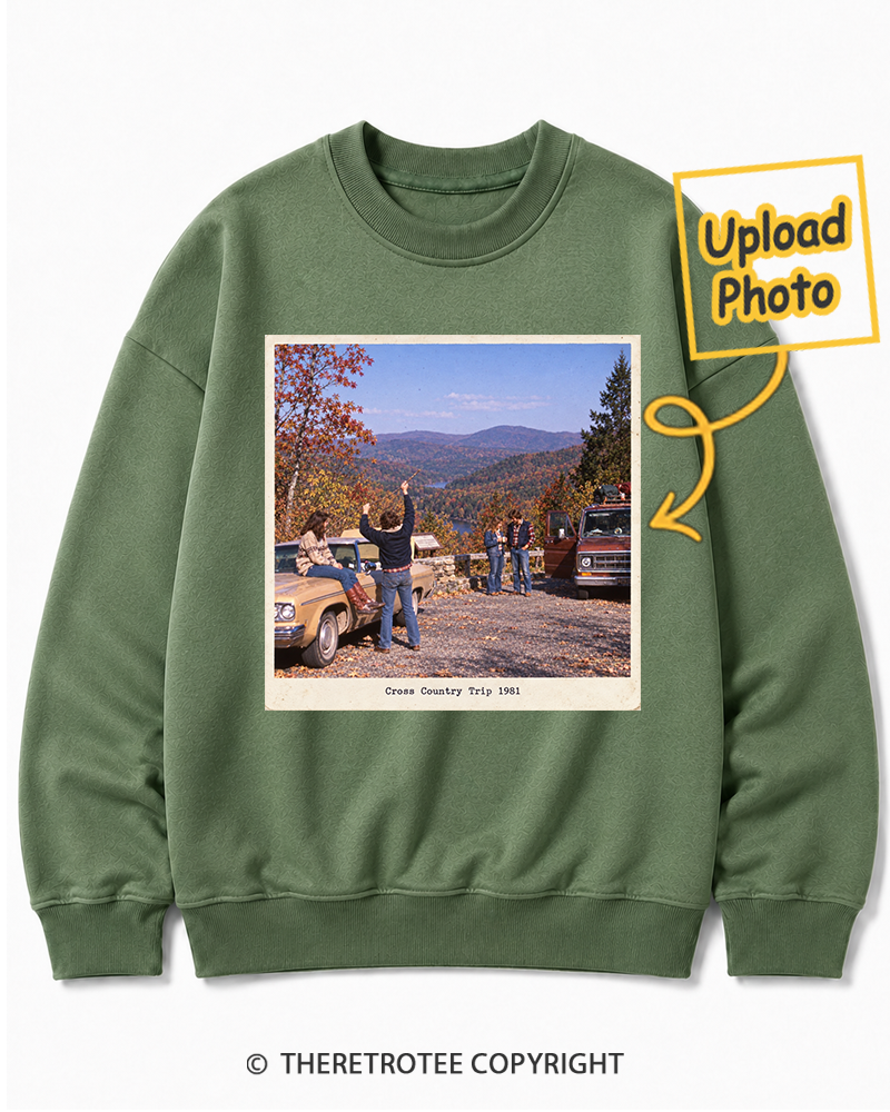 TheRetroTee Personalized Cross Country Trip 1981 Sweatshirt