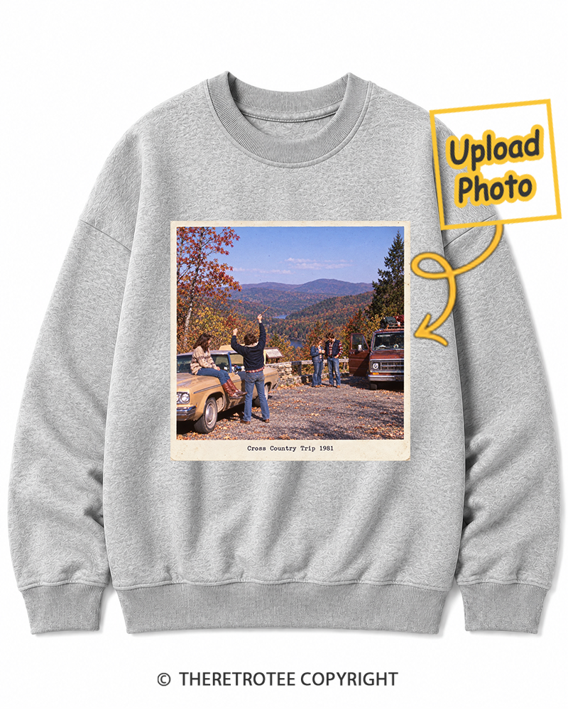 TheRetroTee Personalized Cross Country Trip 1981 Sweatshirt