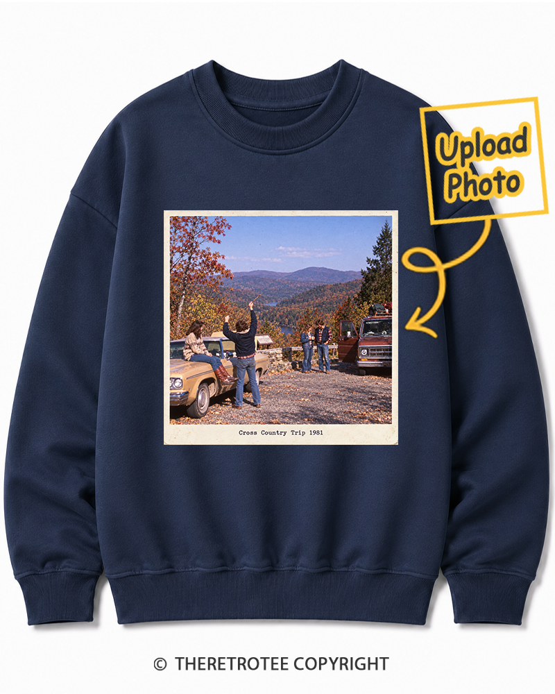 TheRetroTee Personalized Cross Country Trip 1981 Sweatshirt