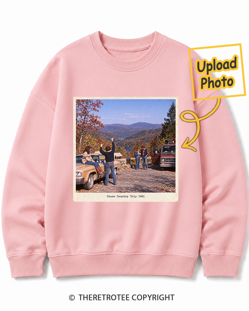 TheRetroTee Personalized Cross Country Trip 1981 Sweatshirt