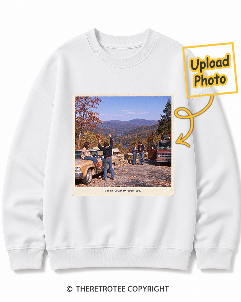TheRetroTee Personalized Cross Country Trip 1981 Sweatshirt