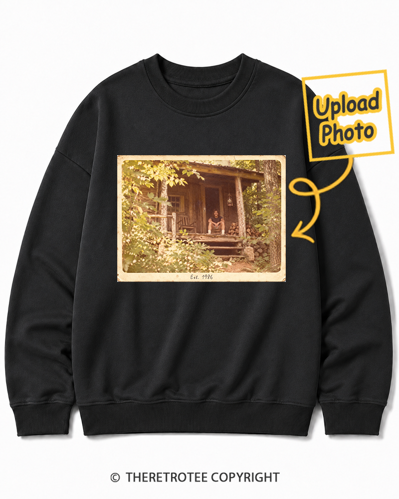 TheRetroTee Personalized Front Porch Memories 1986