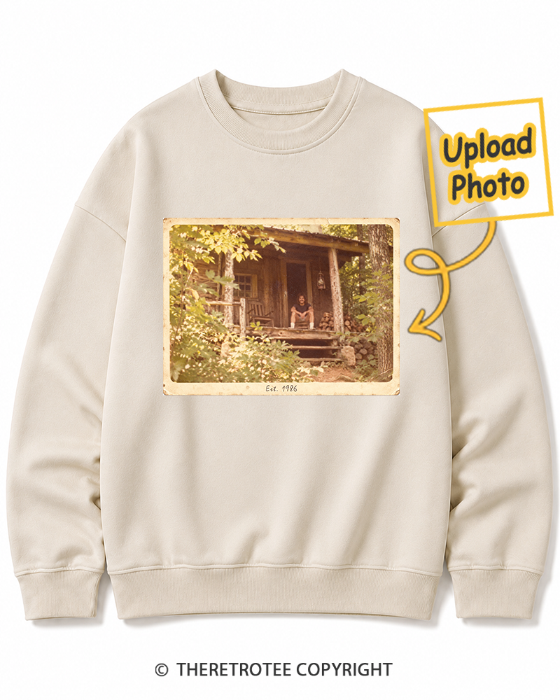 TheRetroTee Personalized Front Porch Memories 1986