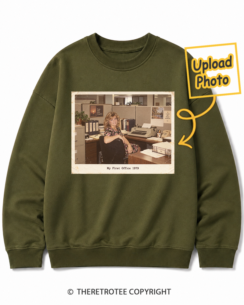 TheRetroTee Personalized My First Office 1979