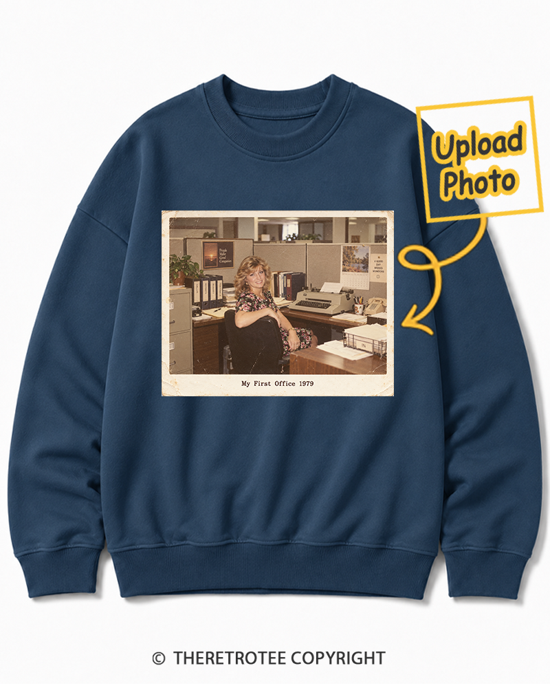 TheRetroTee Personalized My First Office 1979