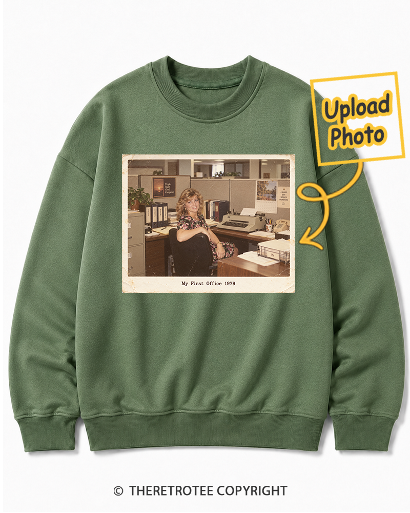 TheRetroTee Personalized My First Office 1979