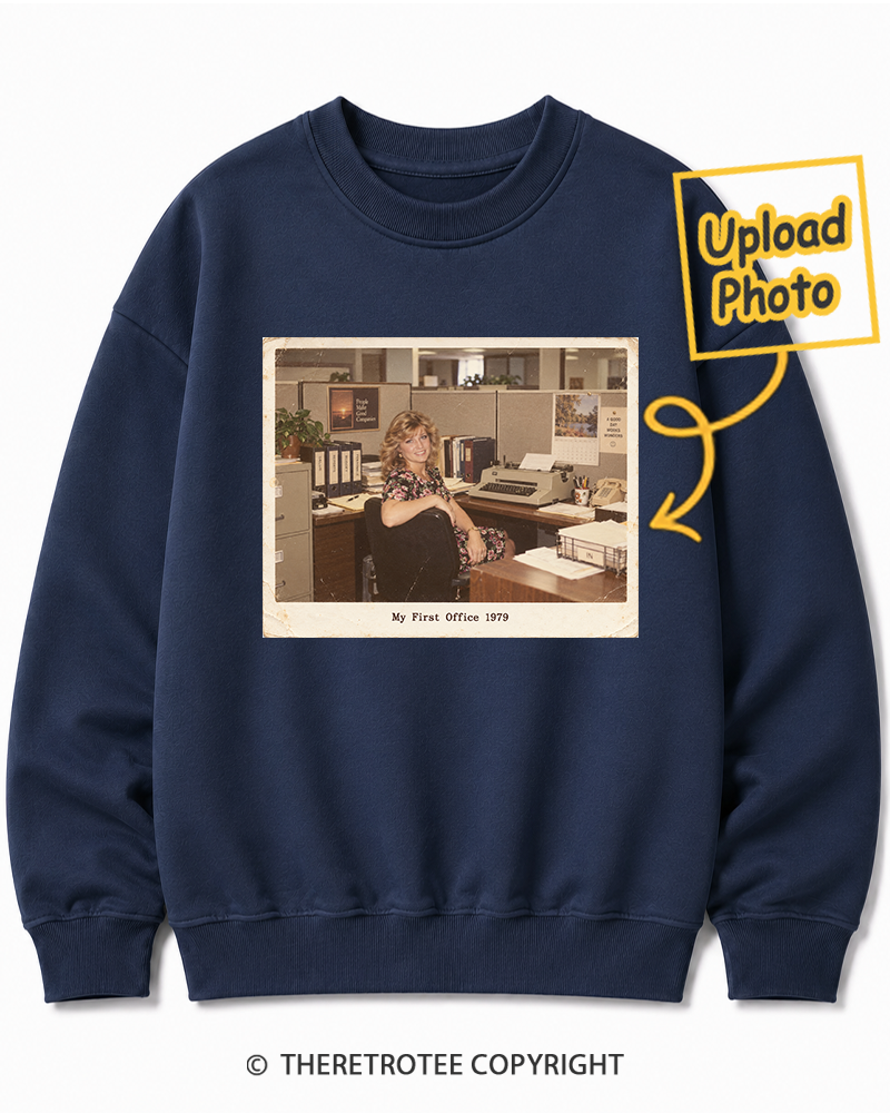 TheRetroTee Personalized My First Office 1979