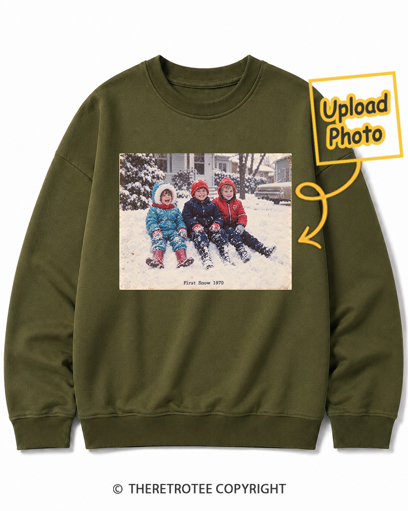 TheRetroTee Personalized First Snow 1970
