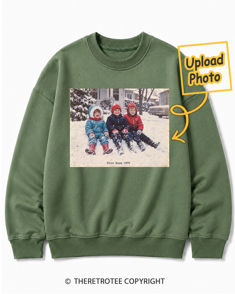 TheRetroTee Personalized First Snow 1970