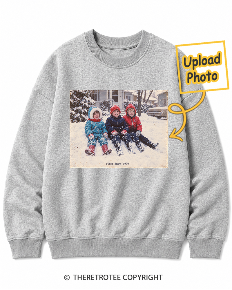 TheRetroTee Personalized First Snow 1970