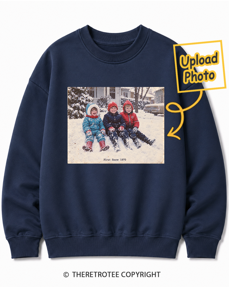 TheRetroTee Personalized First Snow 1970