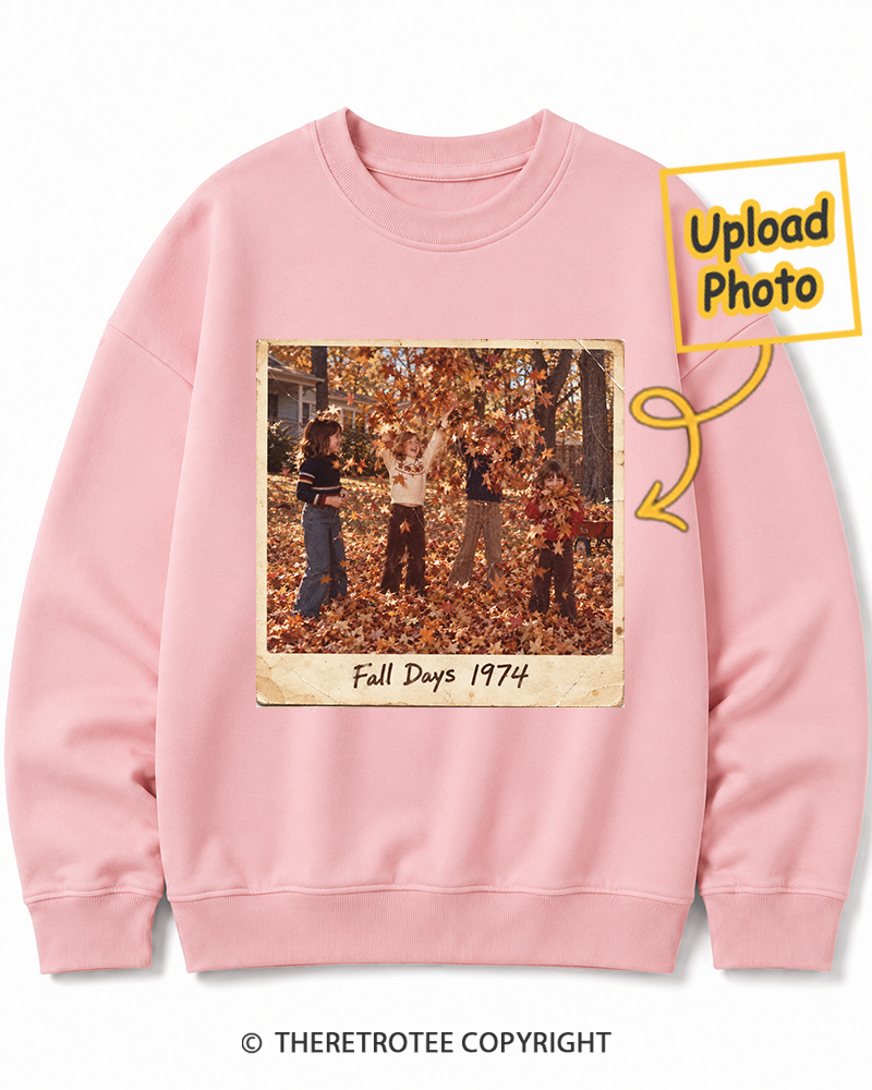 TheRetroTee Personalized Fall Memories 1974 Sweatshirt