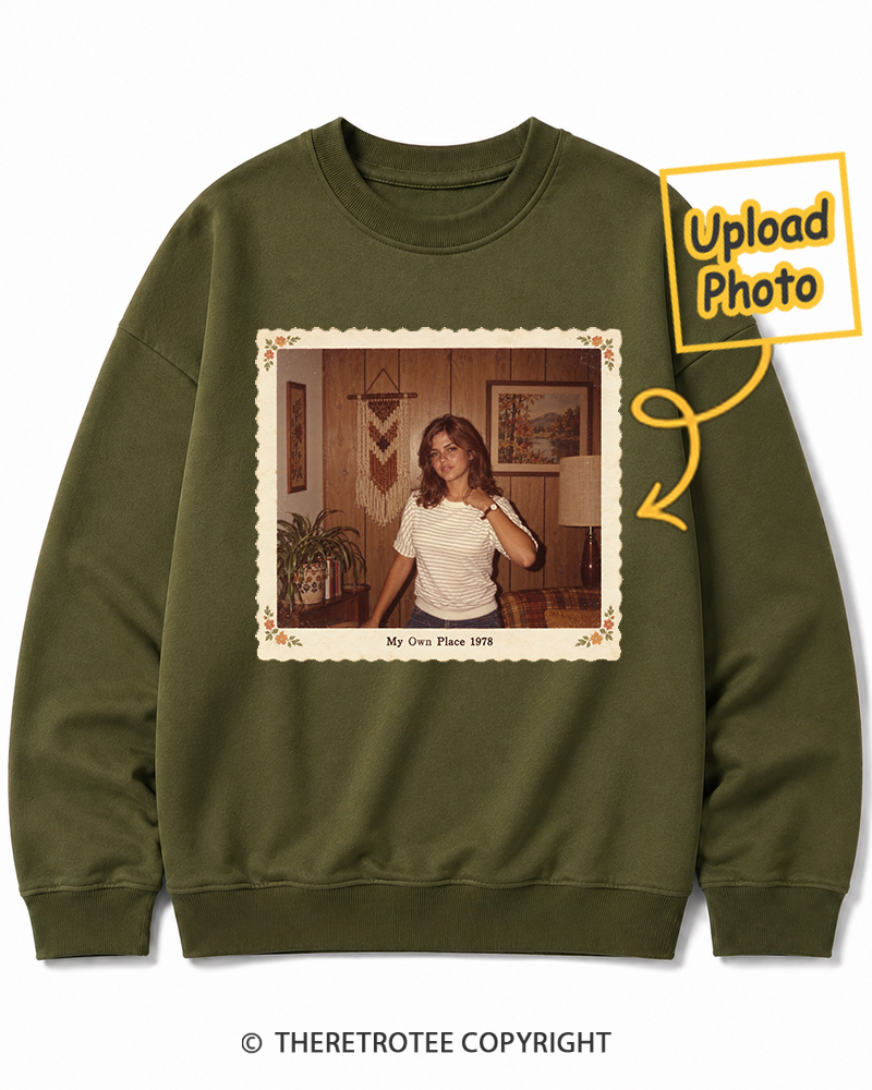 TheRetroTee Personalized My Own Place 1978 Sweatshirt