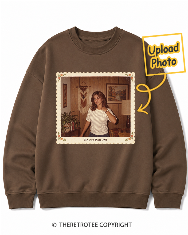 TheRetroTee Personalized My Own Place 1978 Sweatshirt