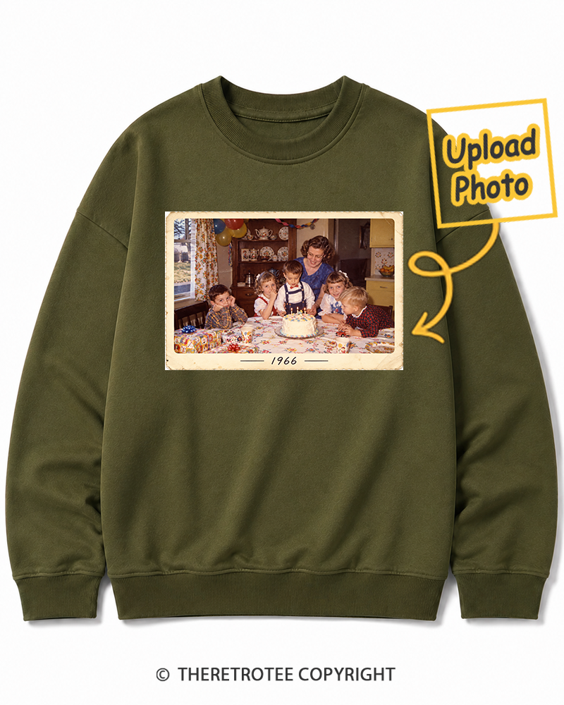 TheRetroTee Personalized Made Before Digital 1966 Sweatshirt