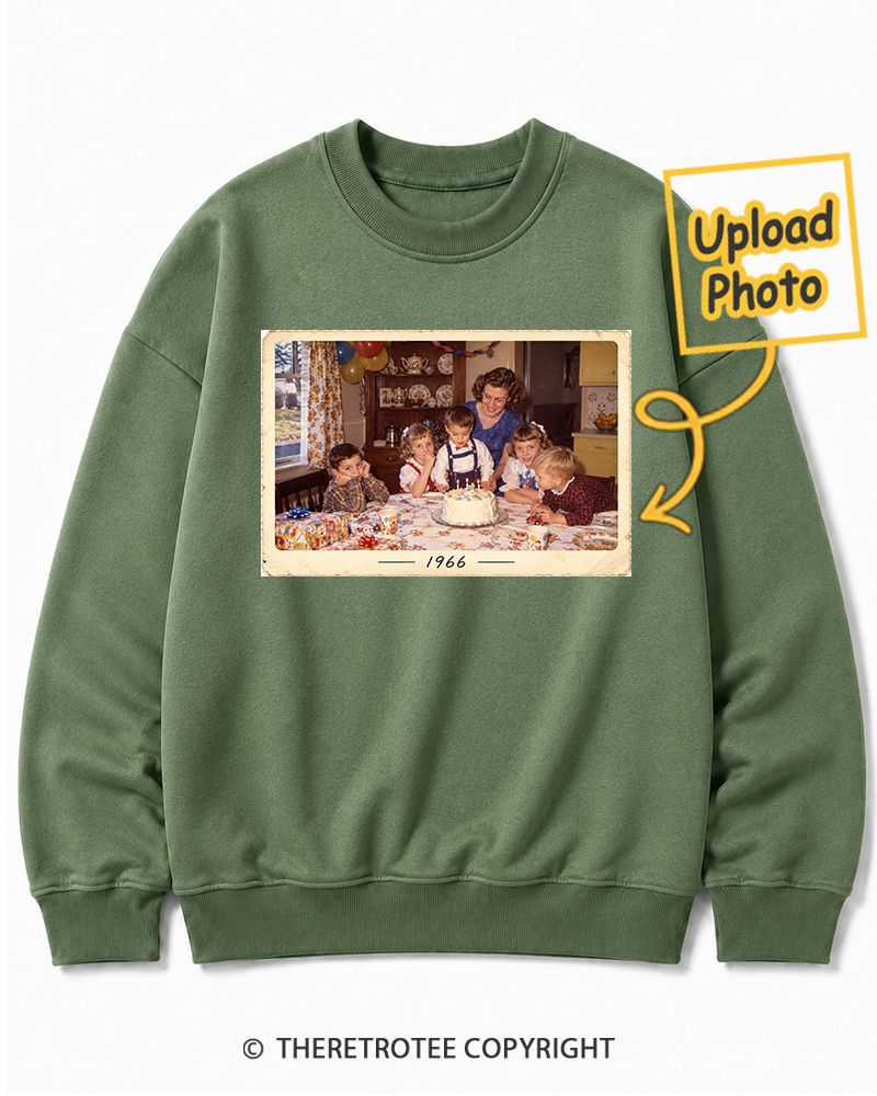 TheRetroTee Personalized Made Before Digital 1966 Sweatshirt