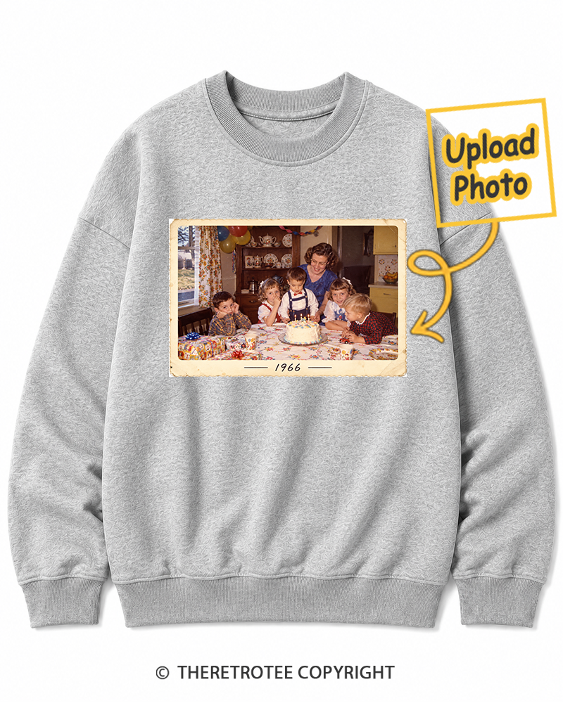 TheRetroTee Personalized Made Before Digital 1966 Sweatshirt