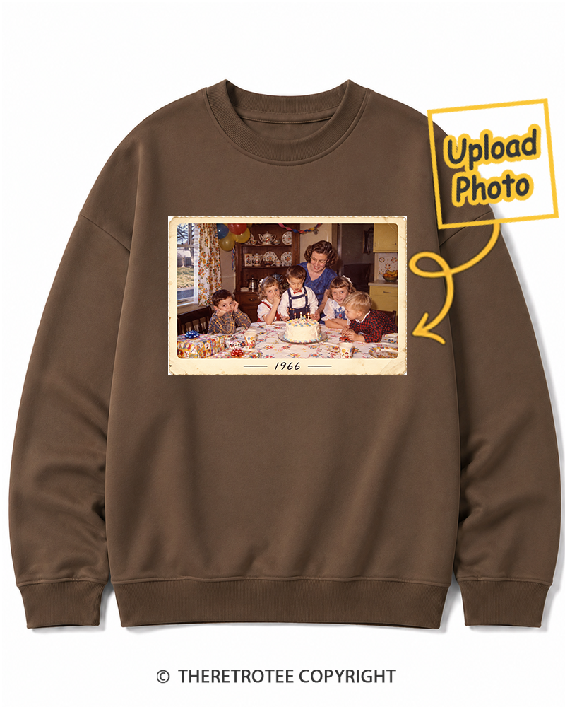 TheRetroTee Personalized Made Before Digital 1966 Sweatshirt