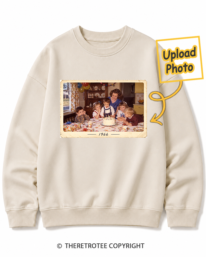 TheRetroTee Personalized Made Before Digital 1966 Sweatshirt