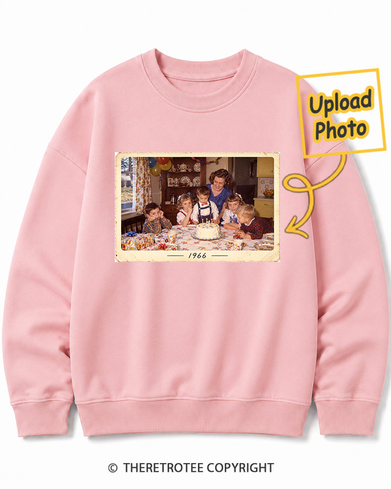 TheRetroTee Personalized Made Before Digital 1966 Sweatshirt