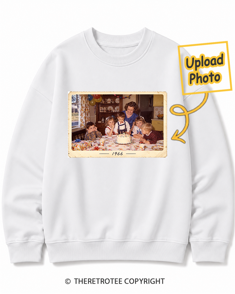 TheRetroTee Personalized Made Before Digital 1966 Sweatshirt